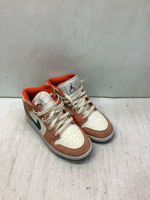 Vist Large View of Product Image Which is Used Nike Basketball Shoes Y Orange Junior 04