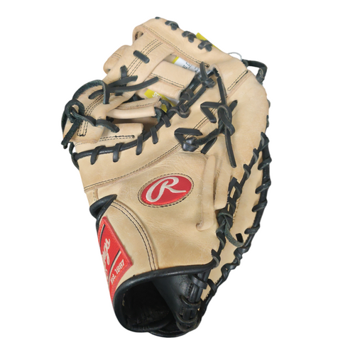 Vist Large View of Product Image Which is Used Rawlings GGE130SPCFB Baseball Glove First Base Right Hand Throw Brown 13"