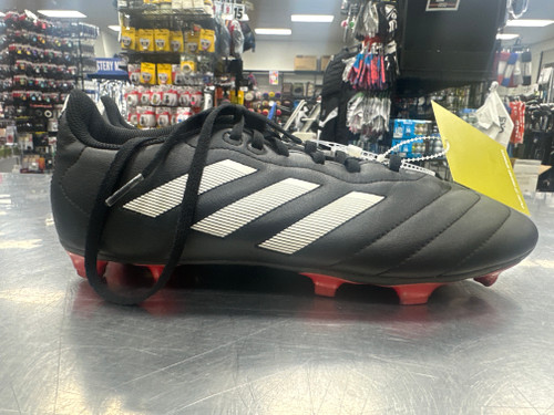 Vist Large View of Product Image Which is Used Adidas Goletto Soccer Cleats Black Senior 9