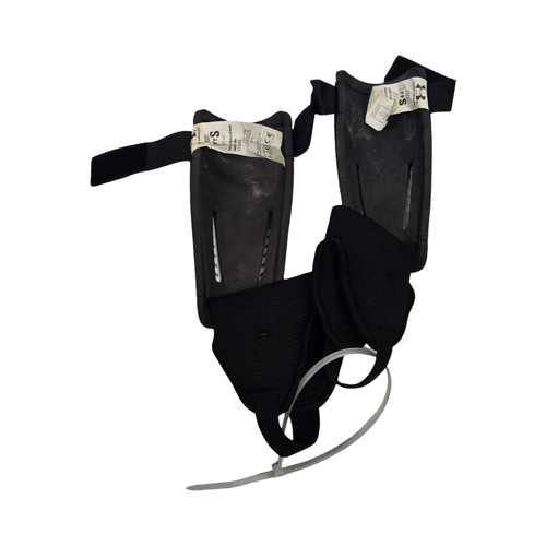 Vist Large View of Product Image Which is Used Under Armour Soccer Shin Guards Youth Black SM