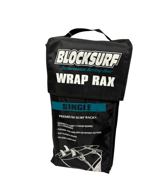 Vist Large View of Product Image Which is Used Block Surf WRAP RAX SINGLE Surfboard Rack - Excellent