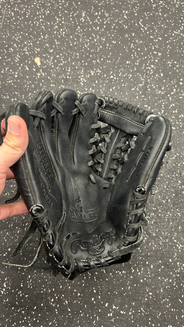 Vist Large View of Product Image Which is Used Rawlings GAMER BB/SB Glove LH Throw Black 11 1/4"