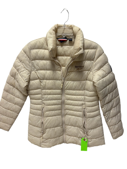 Vist Large View of Product Image Which is Used Reebok Womens Jacket Cream White MD