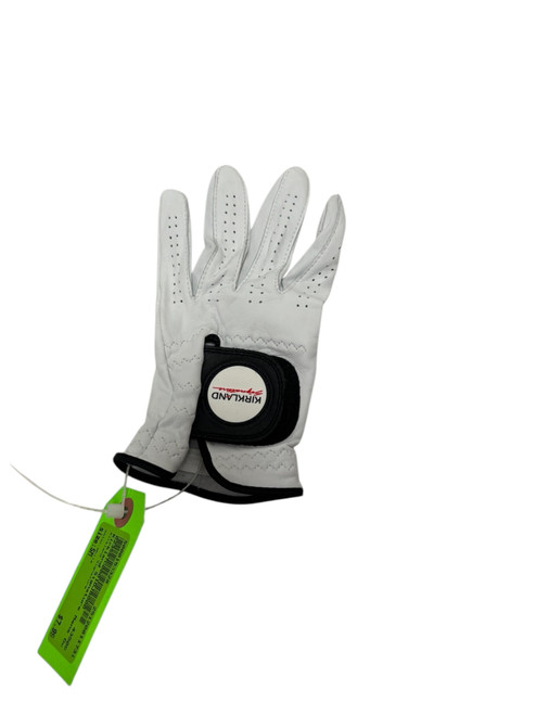 Vist Large View of Product Image Which is Used Kirkland Signature Mens Golf Glove White SM LH