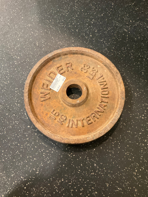 Vist Large View of Product Image Which is Used Olympic Plate (Each) 35 lb