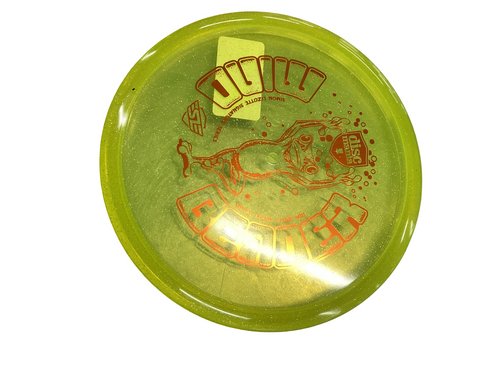 Vist Large View of Product Image Which is Used Discmania SKY GOD IV Disc Golf Putter Yellow 177g