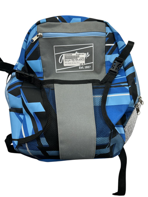 Vist Large View of Product Image Which is Used Rawlings BACK PACK ROYAL/BLACK BB/SB Player Backpack Black And Royal Blue