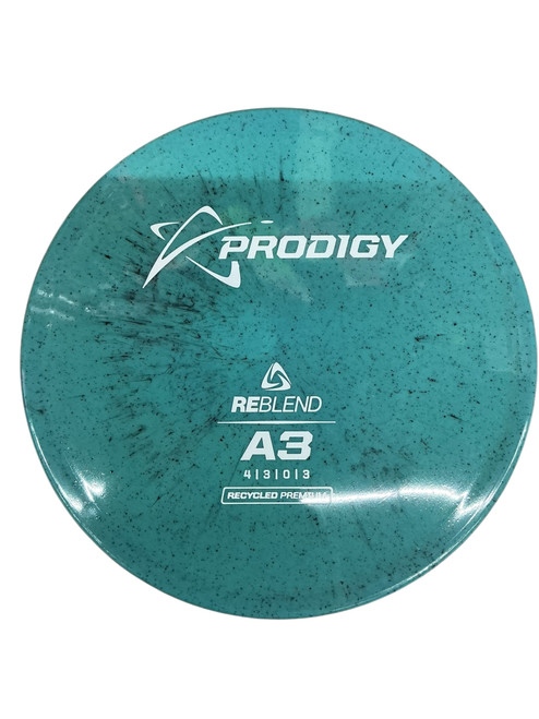 Vist Large View of Product Image Which is Used Prodigy REBLEND A3 Disc Golf Mid Range Green 172g