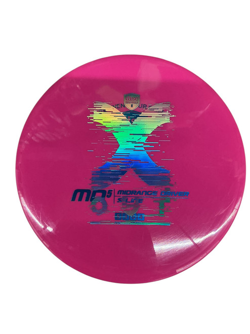 Vist Large View of Product Image Which is Used Discmania S-LINE MD5 Disc Golf Mid Range Pink 173g