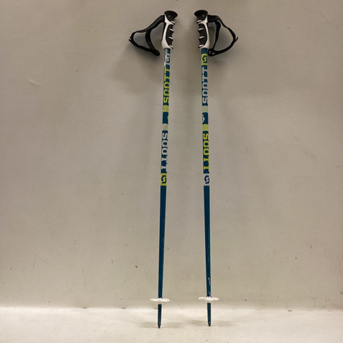 Vist Large View of Product Image Which is Used Scott SCOTT POLES SERIES FOUR Boys DH Ski Pole Royal Blue 95 cm / 38 in