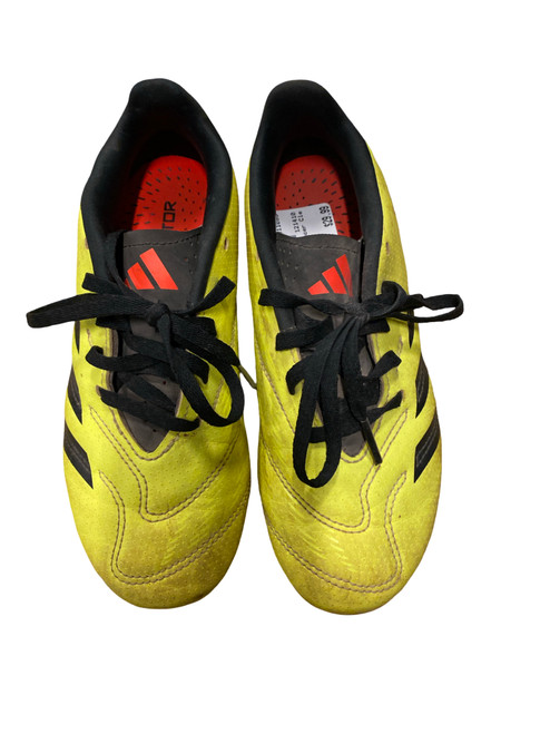 Vist Large View of Product Image Which is Used Adidas Soccer Cleats Yellow Junior 03