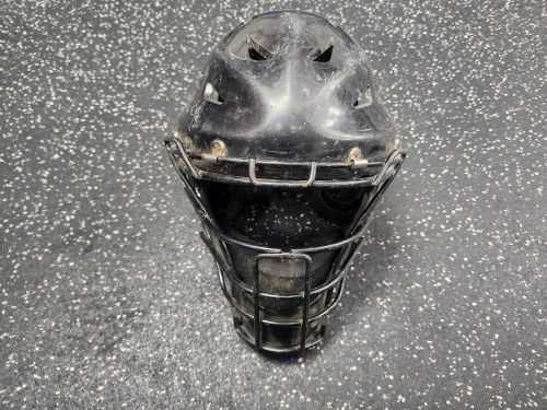 Vist Large View of Product Image Which is Used Wilson WTA558000SM Catchers Helmet w/Mask Black SM