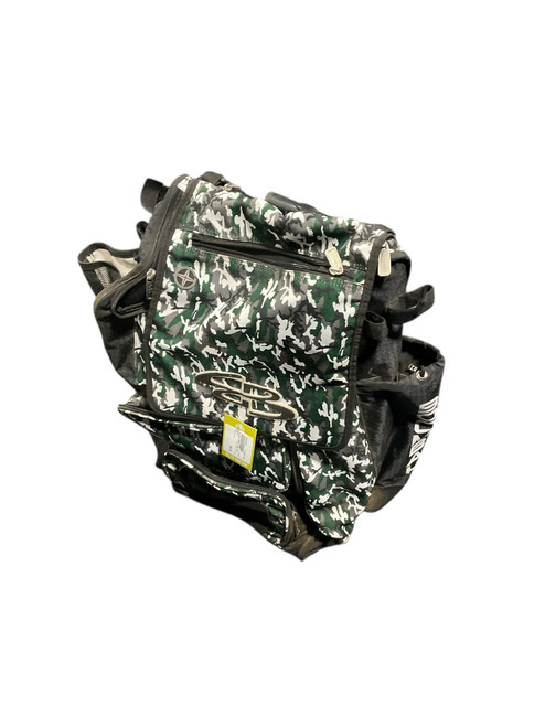 Vist Large View of Product Image Which is Used BoomBah GREEN CAMO BAG BB/SB Player Wheeled Bag Green