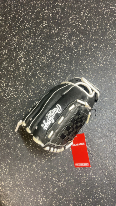 Vist Large View of Product Image Which is Used Rawlings SOFTBALL BB/SB Glove RH Throw Black 13"