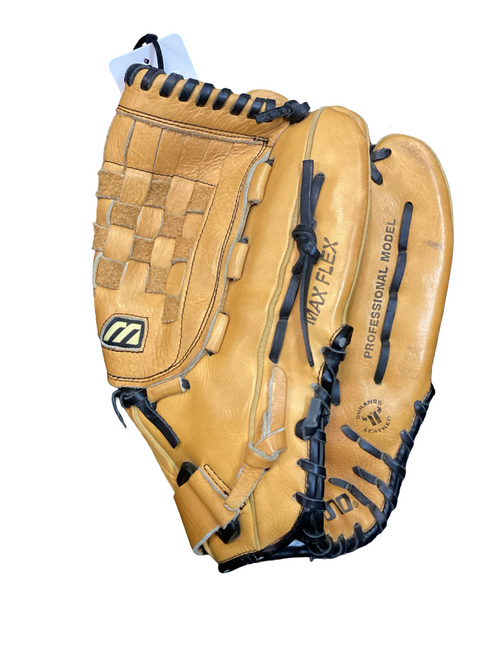 Vist Large View of Product Image Which is Used Mizuno FRANCHISE BB/SB Glove RH Throw Brown 14"