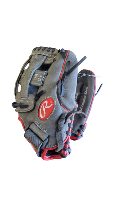 Vist Large View of Product Image Which is Used Rawlings MARK OF A PRO GLOVE BB/SB Glove RH Throw Grey 11"