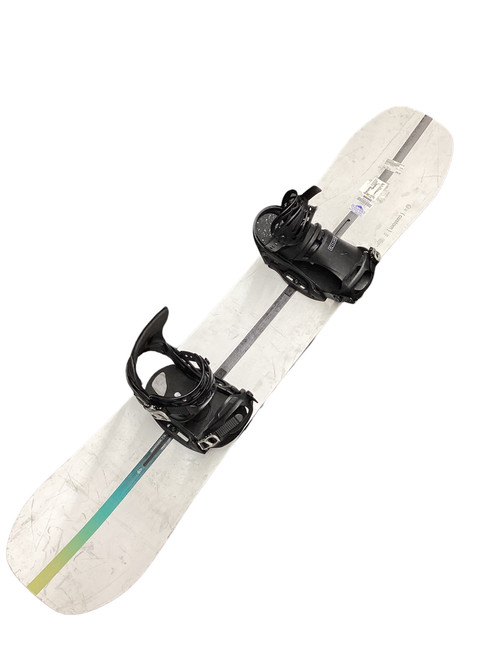 Vist Large View of Product Image Which is Used Burton CUSTOM Mens Snowboard/Bindings White 154 cm
