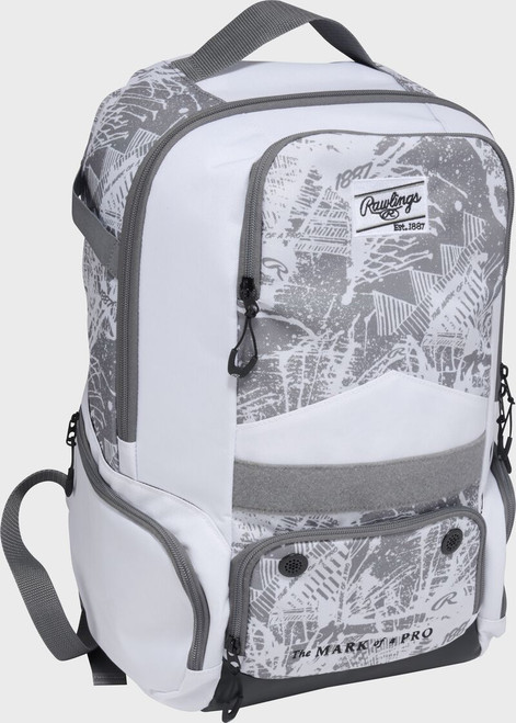 Vist Large View of Product Image Which is New RAWLINGS GAMER BACKPACK-WHITE