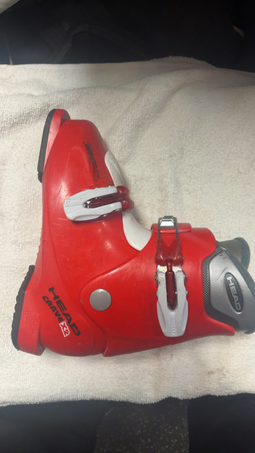 Vist Large View of Product Image Which is Used Head CARVE X2 Boys DH Ski Boot Red 215 MP - J03