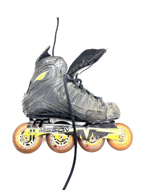 Vist Large View of Product Image Which is Used Mission Roller Hockey Skates Black Junior 04