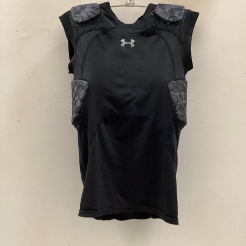 Vist Large View of Product Image Which is Used Under Armour UA PADDED SHIRT FB Top Youth Black SM