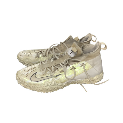 Vist Large View of Product Image Which is Used Nike BB CLEATS 12.5 TURF BB/SB Cleats White Senior 12.5