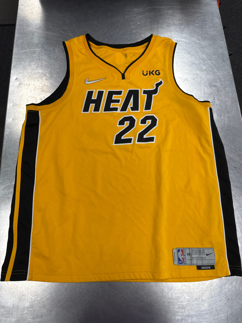 Vist Large View of Product Image Which is Used Nike Swingman Miami Heat Earned Edition Jimmy Butler Jersey 2XL