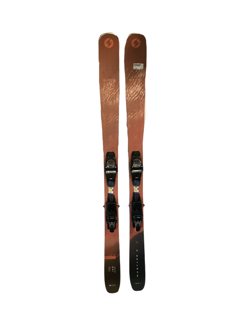 Vist Large View of Product Image Which is Used Blizzard RUSTLER Mens DH Ski/Binding Orange 168 cm