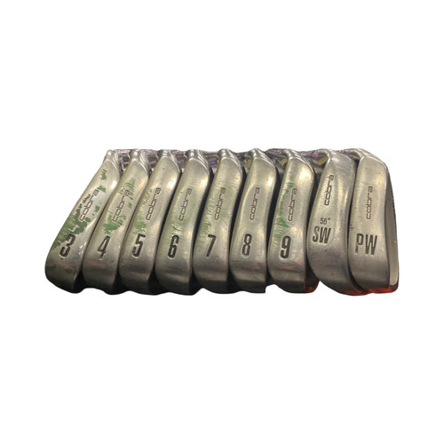 Vist Large View of Product Image Which is Used Cobra KING COBRA OVERSIZED Mens Iron Set RH 3I-SW Medium Flex Graphite