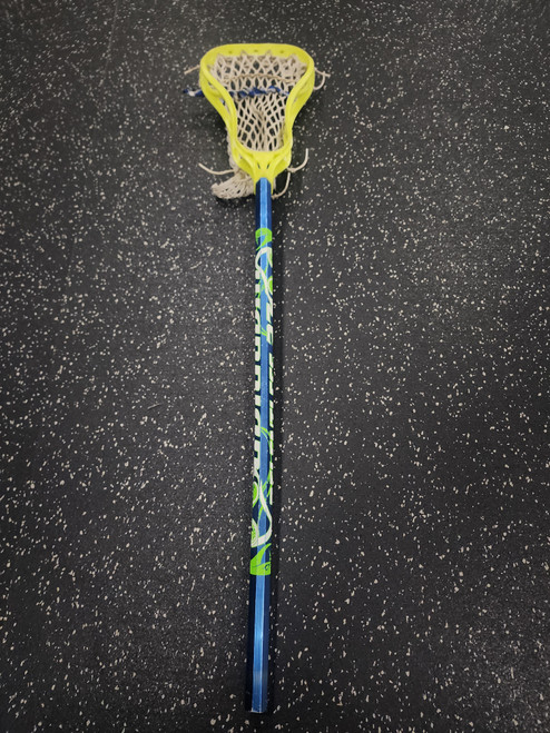 Vist Large View of Product Image Which is Used Brine HEAD + WARRIOR RELENTLESS SHAFT Jr Atk/Mid Complete Stick Yellow