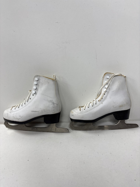 Vist Large View of Product Image Which is Used CHIMO TARA Girls Figure Skate White Junior 02