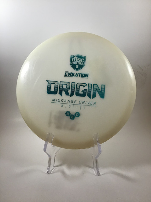 Vist Large View of Product Image Which is Used Discmania EVOLUTION NEO ORIGIN Disc Golf Mid Range White 178g