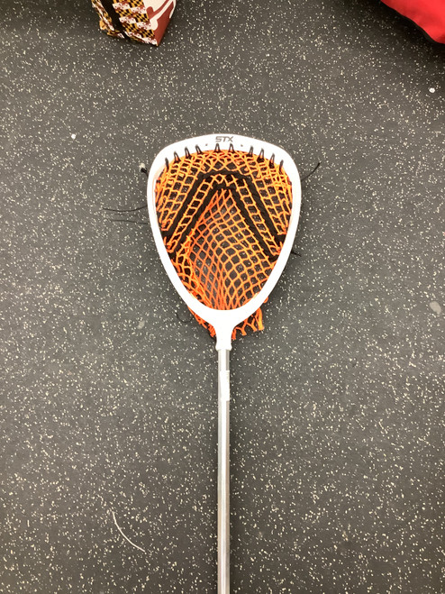 Vist Large View of Product Image Which is Used STX SHEILD Mens Goalie Stick White