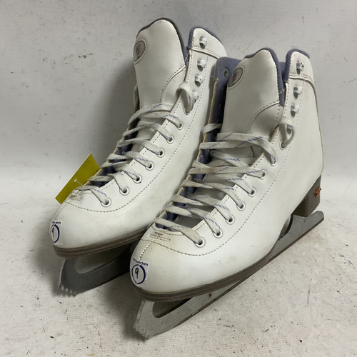 Vist Large View of Product Image Which is Used Riedell 113 WomensFigure Skate White Senior 9