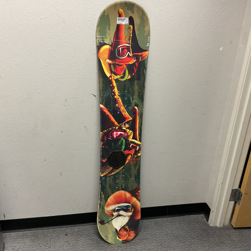 Vist Large View of Product Image Which is Used MATRIX Mens Snowboard Only Green 140 cm