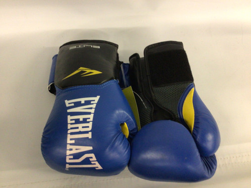 Vist Large View of Product Image Which is Used Everlast Boxing Gloves Royal Blue MD