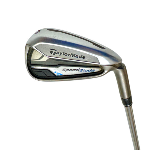 Vist Large View of Product Image Which is Used Taylormade SPEEDBLADE Men's RH 6 Iron Stiff Flex Steel Shaft