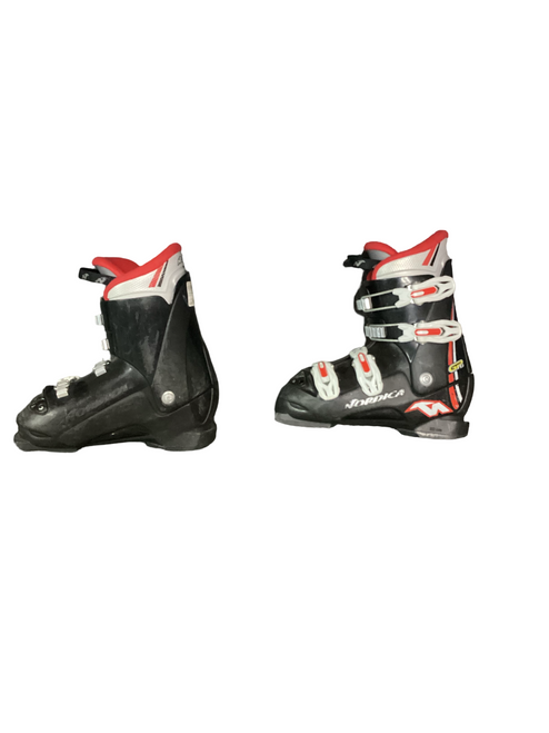 Vist Large View of Product Image Which is Used Nordica GP TJ Boys DH Ski Boot Black 225 MP - J04.5 - W5.5