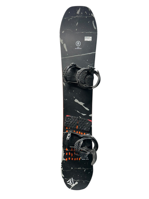 Vist Large View of Product Image Which is Used Ride WILDHORM 160W Mens Board/Bindings Black And Grey 160 cm