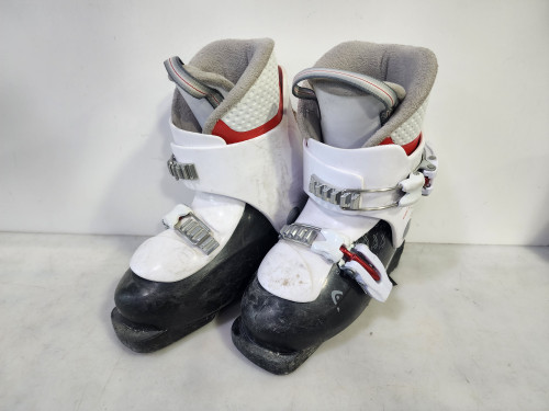 Vist Large View of Product Image Which is Used Head EDGE J Boys DH Ski Boot White 195 MP - Y13