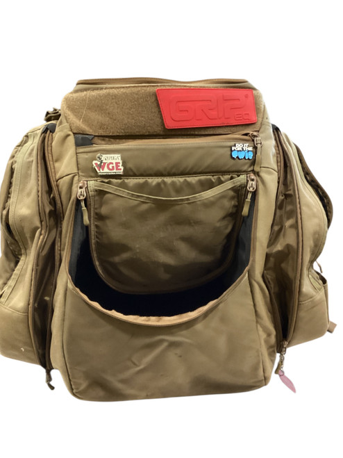 Vist Large View of Product Image Which is Used Disc Golf Bag Tan