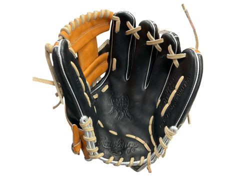 Vist Large View of Product Image Which is Used Rawlings PROR314-2BTC BB/SB Glove RH Throw Black 11 1/2"