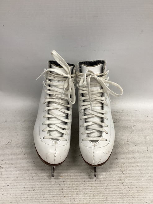 Vist Large View of Product Image Which is Used Riedell FIGURE Girls Figure Skate White Junior 03