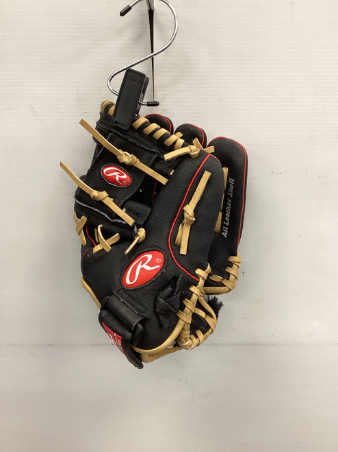 Vist Large View of Product Image Which is Used Rawlings HIGHLIGHT SERIES BB/SB Glove RH Throw Black 10 1/2"