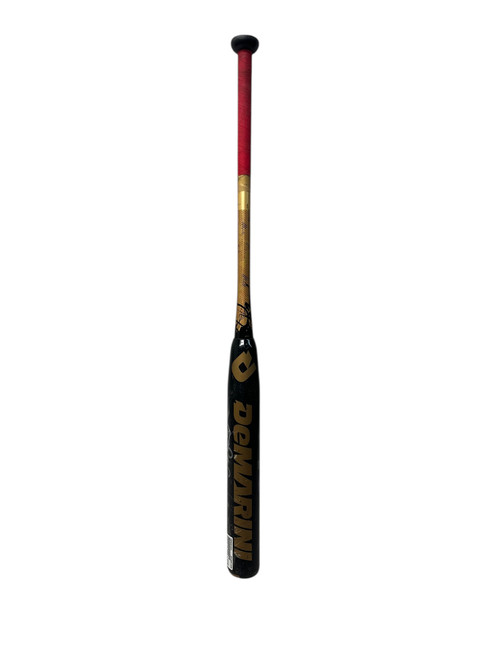 Vist Large View of Product Image Which is Used Demarini NTU-13 BB/SB Slowpitch Bat Black And Gold 34"