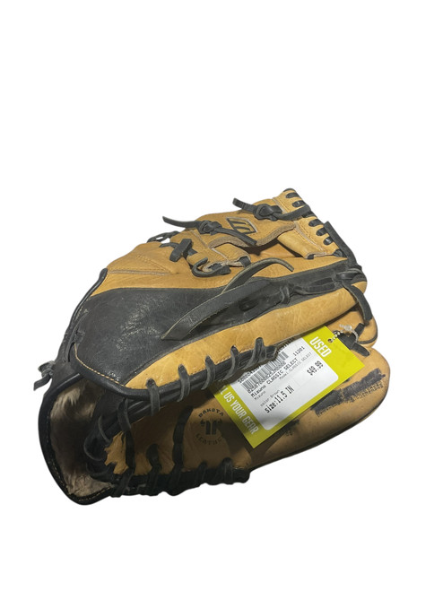 Vist Large View of Product Image Which is Used Mizuno CLASSIC SELECT BB/SB Glove RH Throw Brown 11 1/2"