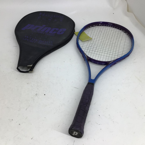 Vist Large View of Product Image Which is Used Prince VICTORY COMP WIDEBODY 4 1/2 RACQUET Adult Tennis Racquet Royal Blue 4 1/2"
