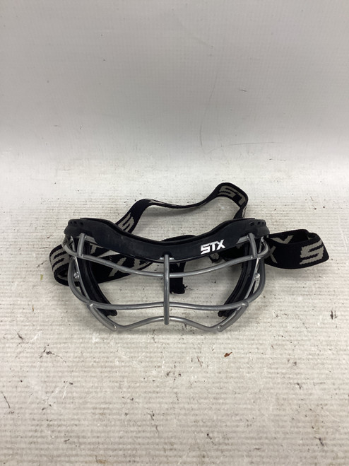Vist Large View of Product Image Which is Used STX FOCUS-S Lacrosse Facial Protect Black Senior