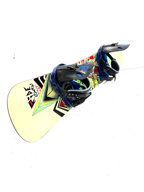 Vist Large View of Product Image Which is Used Ride LOWRIDE 120CM BURTON BND SMALL Boys Board/Binding Beige 120 cm