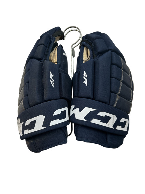 Vist Large View of Product Image Which is Used CCM 4R GLOVES 15 Senior Gloves Navy Blue 15"